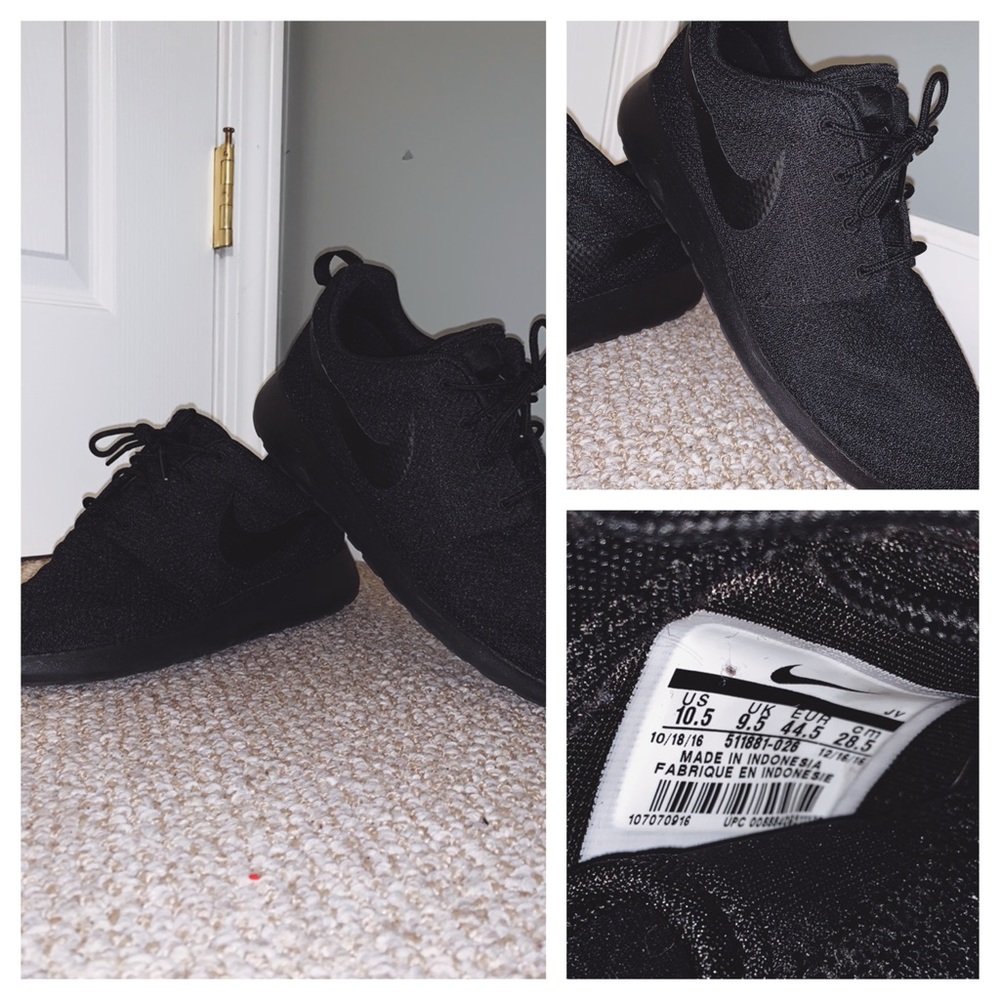 CLEAN Nike Roshes - Black